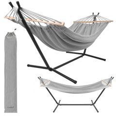 Hamac de grădină 200x150cm Gardlov cu cadru 27293 (akce)