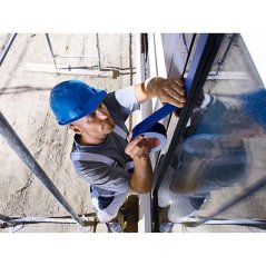 Páska tesa® PRO Plastering, omítací, fasádní, lepící, modrá, UV, 38 mm, L-25 m