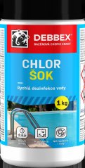 Chemia basenowa Cranit Chlor szok 1kg KLC