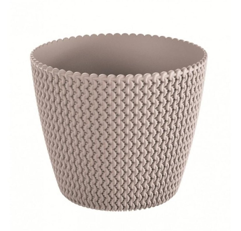 Blumentopf UH o190mm SPLOFY mocca Höhe 158mm KLC