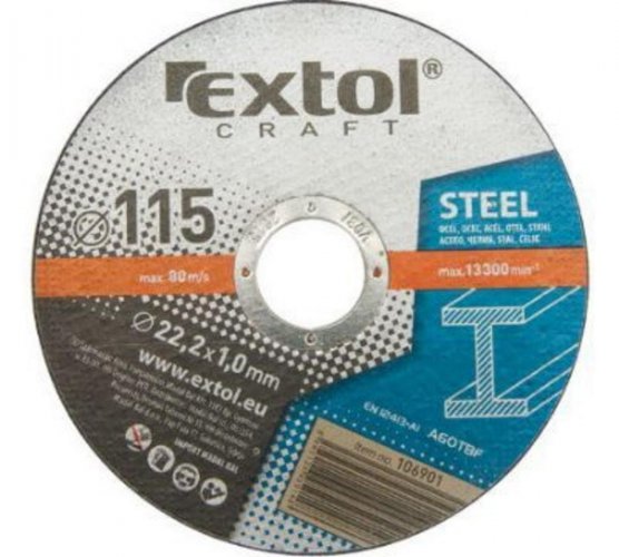 Disc de tăiere metal 125x1,0x22,2mm set de 5 buc