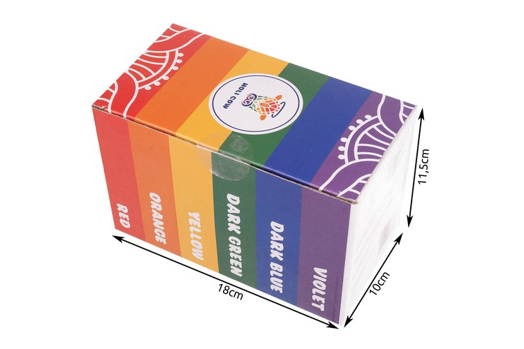 Proszek Holi Color - zestaw 6x100g (akce)