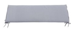 Poduška sedák na lavicu 120x45x4cm svetlosivá LIFE DOPPLER