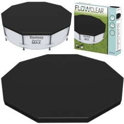 Poolabdeckung mit Rahmen 305 cm - BESTWAY 58036 (akce)