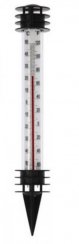 Termometru exterior gradina alb 23 cm