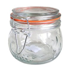 Staklena posuda za hranu 0,75L sa zatvaračem, hermetička