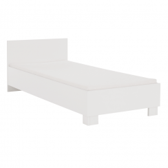 Łóżko, białe, 90x200, SVEND TYP 36
