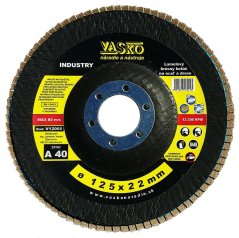 Laminált csiszolótárcsa 125 x 22,2 szemcse 40, INDUSTRY