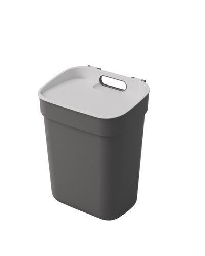 Koš Curver® READY TO COLLECT, 10 lit., 18.6x25x32.9 cm, tmavě šedý, na odpad