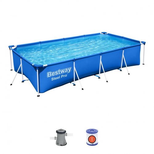 Bestway® Steel Pro™ bazen, 56424, filter, pumpa, 4,00x2,10x0,81 m