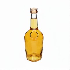 Fľaša na alkohol sklo 500ml GLORIA s uzáverom X