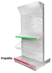 Trenngestelle H30 0665x100 mm, Cr, vorne *S*