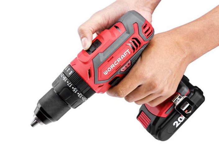 Skrutkovač Worcraft CD-20LiH, 20V, 2x Li-ion 2.0Ah