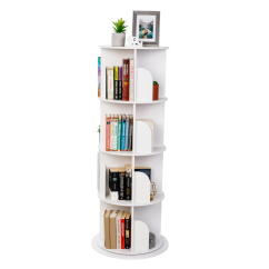 Drehregal, 4 Böden, weiß, ERION TYP 1 + Geschenk