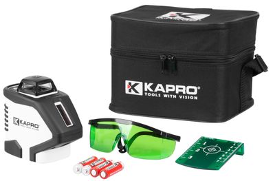 Laser KAPRO® 962G Prolaser® vícepaprskový orbitální laser 360°, zelený, IP65