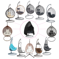 Schutzhülle für Hängesessel, schwarz, COVER TYPE 1