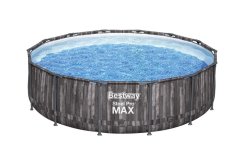 Basen Bestway® Steel Pro MAX, 5614Z, filtr, pompa, drabina, plandeka, 4,27mx 1,07m