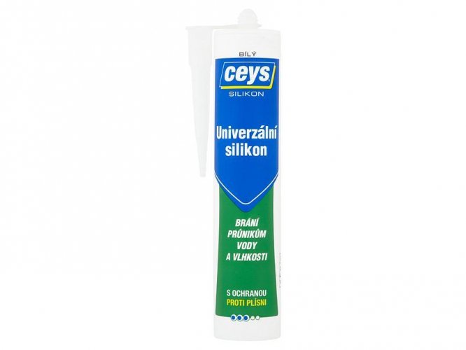 Ceys Silicone Universal, alb, 280 ml