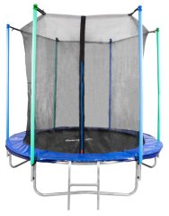 Trampolin Skipjump GS08, 244 cm, Innennetz, Leiter