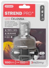 Latarka czołowa Strend Pro Headlight H833, 2W CREE, 3xAAA, Zoom, ultralekka