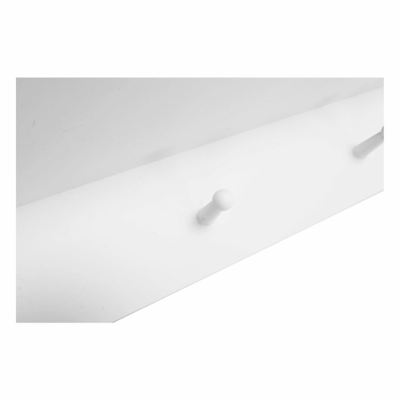 Hängeregal mit 3 Körben, weiß, RAFAELLO