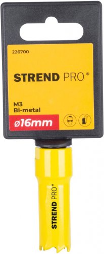 Cutter Strend Pro BHS44, 16 mm, M3 Bi-metal, coroană metalică, ferăstrău