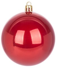 Bombki choinkowe MagicHome 6 szt. czerwone na choinkę 8 cm (akce)