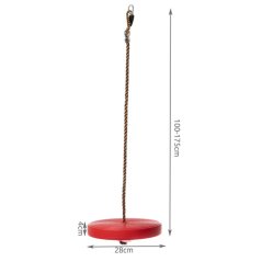Leagăn rotund din plastic pentru grădină 23554 (akce)