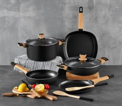 Kastról s nepriľnavým povrchom a pokrievkou 28 cm Earth Black