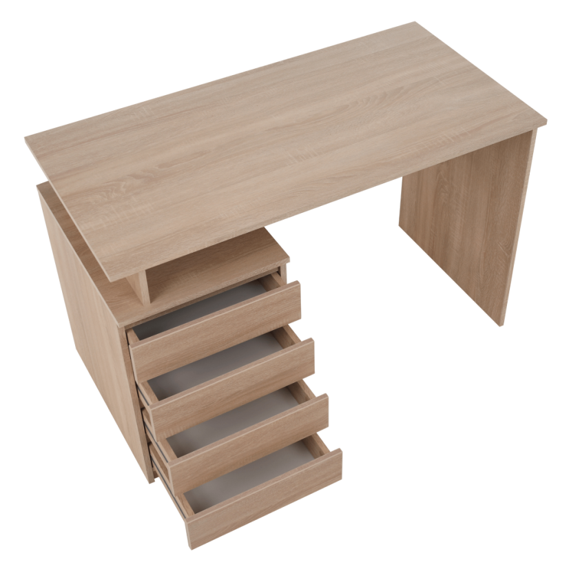 PC-Schreibtisch, Sonoma-Eiche, HANY NEU