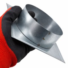 Pozinkovaná rúrová rozeta 120mm (akce)
