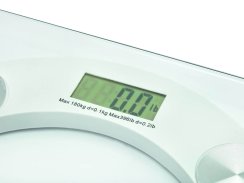 180kg elektronická váha do kúpeľne sklo lcd transparentné do kúpeľne