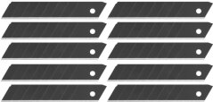 Blade Strend Pro Premium FDB50, BlackMatt, 18 mm, abbrechbar, Ersatz, Packung. 10 Stk