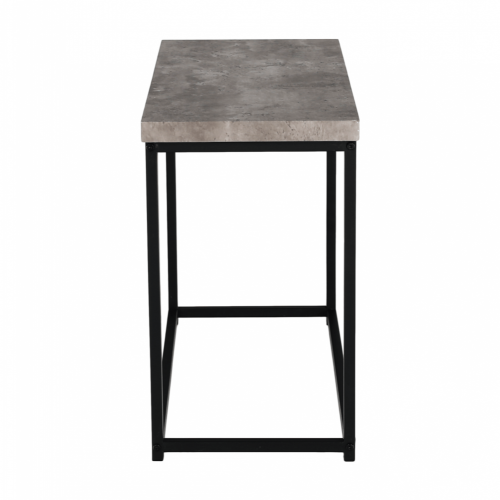 Pomočna mizica, črna/beton, TENDER