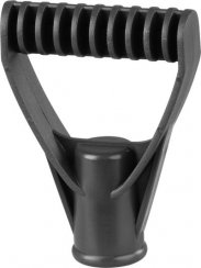 Mâner PVC pentru cazma/răzuitoare, 30 mm, plastic, negru
