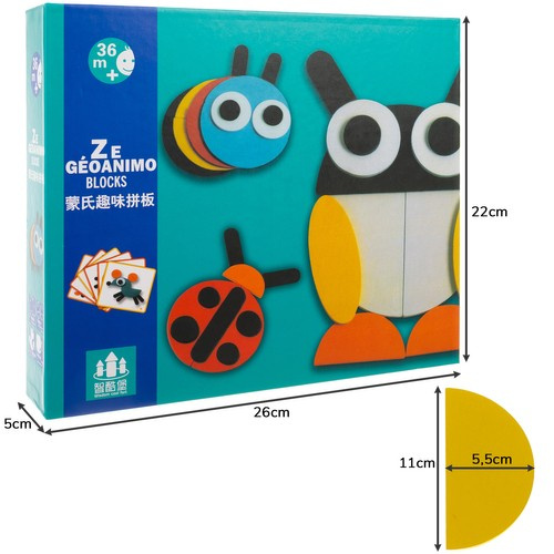 Lesena sestavljanka - Kruzzel 22426 puzzle