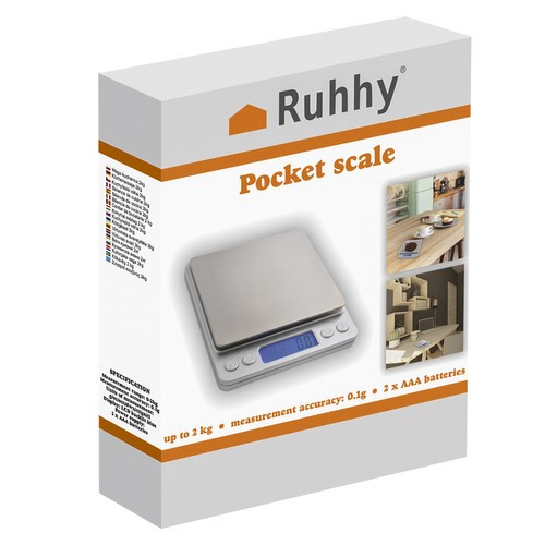 Kuchynská váha 2kg Ruhhy 24210
