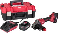Set Worcraft XCUBE003 Toolbox, brúska CAG-S20LiBS 125 mm, 2x 4.0 Ah akumulátor, 1x nabíjačka, uhlová