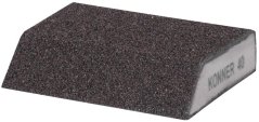 Schwamm KONNER G40, 125x90x65x25 mm, Schleifschwamm, abgeschrägt
