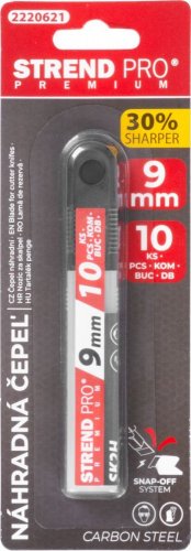 Čepeľ Strend Pro Premium FDB40, BlackMatt, 9 mm, odlamovacia, náhradná, bal. 10 ks