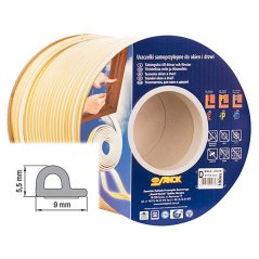 Dichtung Stomil SD-39AX/4-0, Profil P, 9x5,5 mm, L-100 m, für Fenster und Türen, braun