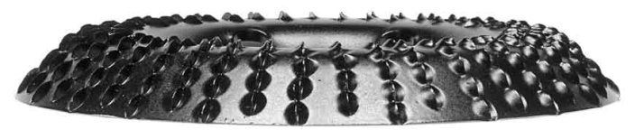 Kutna rašpa za kutnu brusilicu, 45°, 125 x 22,2 mm srednji zub, TARPOL, T-90