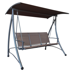 Gartenschaukel, braun/dunkelgrau, LAMIA
