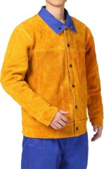 Strend Pro Industrial kabát, hegesztéshez, bőr, 3XL