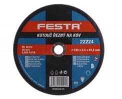Disc de tăiere metal 230x2.5.2x22.2mm FESTA X