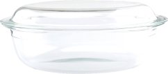 MagicHome sütőtál, üveg, ovális, sütőtál, 3000 ml (akce)