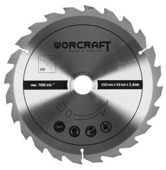 Pila Worcraft TS-2000A, 2000W, 250x30x24T, 240V, IPX0, stolní, 2 kotouce zdarma