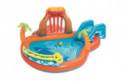 Piscina Bestway® 53069, Lava Lagoon, pentru copii, gonflabil, 2,65x2,65x1,04 m