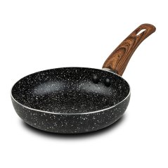 Tigaie de 14 cm, neagră, cu suprafață antiaderentă, Nature