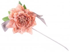 Flower MagicHome, potonika, s trakom, marelica, steblo, velikost cveta: 17 cm, dolžina cveta: 37 cm, bal. 6 kos